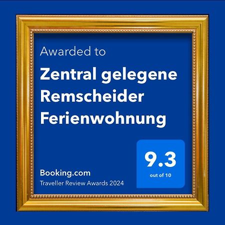 Zentral Gelegene Remscheider Ferienwohnung Exterior photo